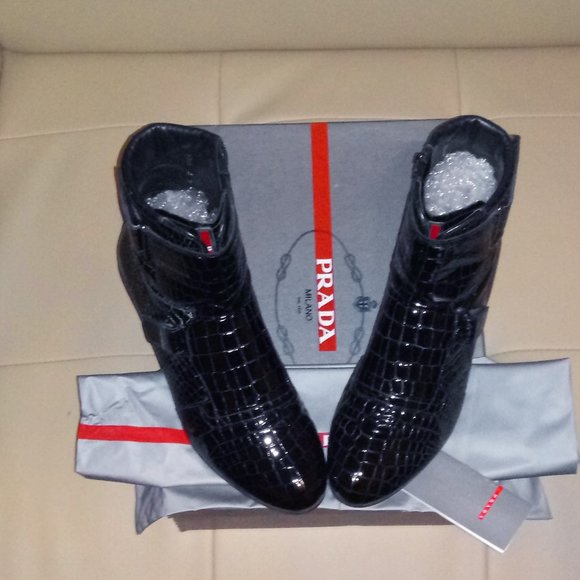 Prada Crocodile Boots - Picture 2 of 4